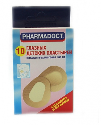 Пластырь Фармадокт Глазной детский №10 (кор.) 